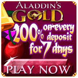 Download and Play at Aladdins Gold Casino