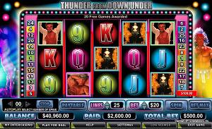 Thunder from Down Under Slots